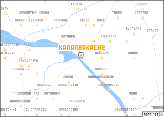 map of Kanan Bakaché