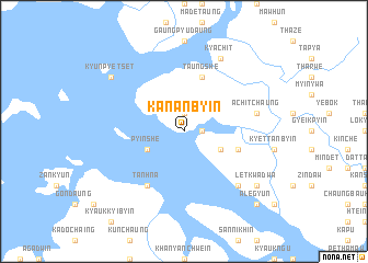 map of Kananbyin