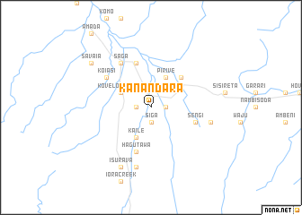 map of Kanandara