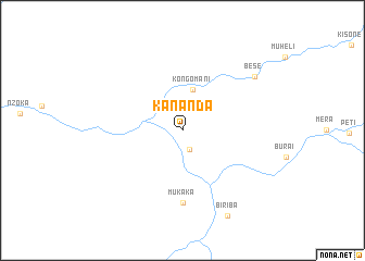 map of Kananda