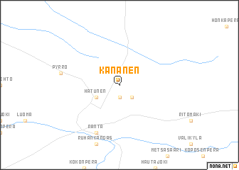 map of Kananen