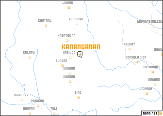 map of Kananganan