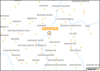 map of Kanango