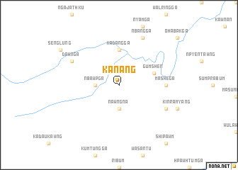 map of Kanang