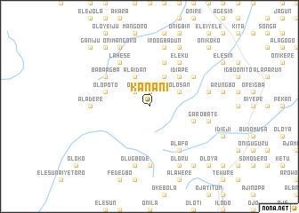 map of Kanani