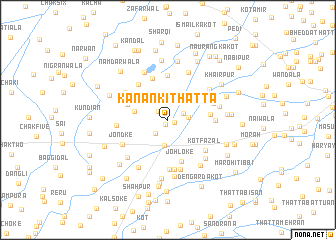 map of Kanan ki Thatta