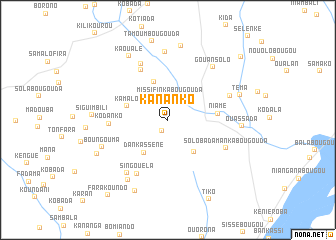 map of Kananko