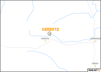 map of Kananto
