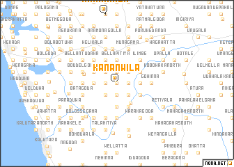 map of Kananwila