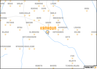 map of Kanaoun