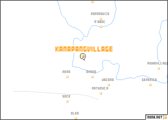 map of Kanapang Village
