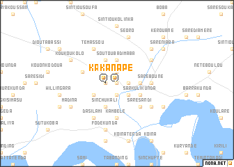 map of Kanapé