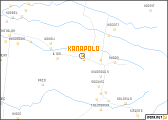 map of Kanapolo