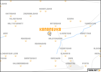 map of Kanarevka