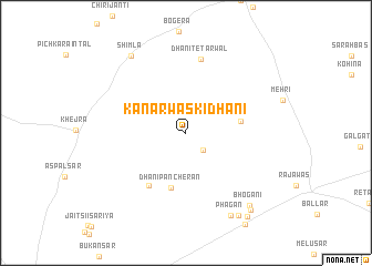 map of Kānarwās Ki Dhāni