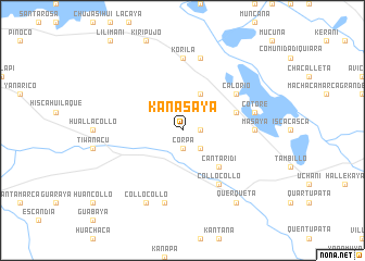 map of Kanasaya