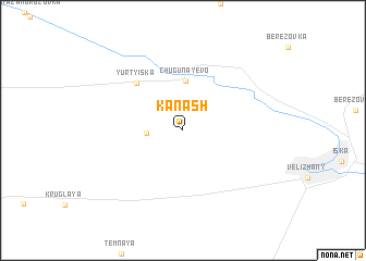 map of Kanash