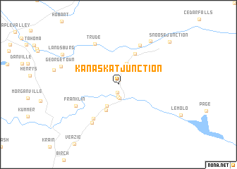 map of Kanaskat Junction