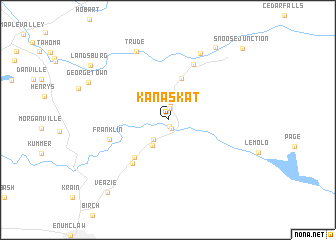 map of Kanaskat