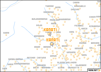 map of Kanāti
