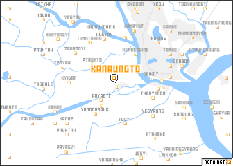 map of Kanaungto