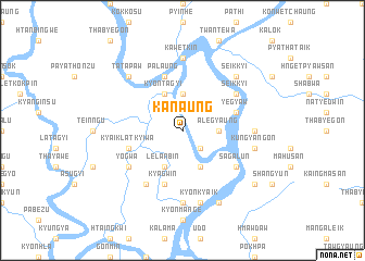 map of Kanaung