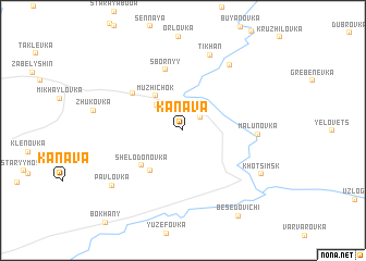 map of Kanava