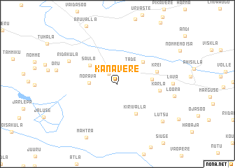 map of Kanavere