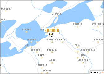 map of Kanawa