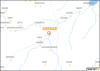 map of Kanawa