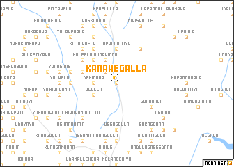 map of Kanawegalla