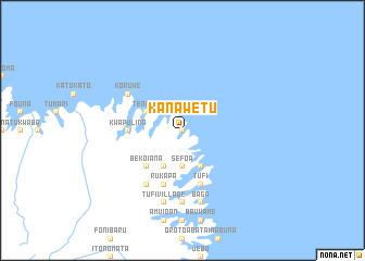 map of Kanawetu