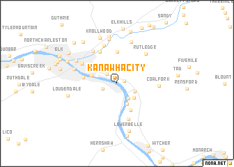 map of Kanawha City