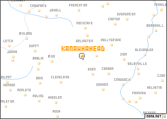 map of Kanawha Head