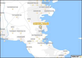 map of Kanazawa