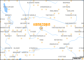 map of Kanazobin