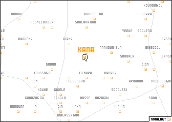 map of Kana