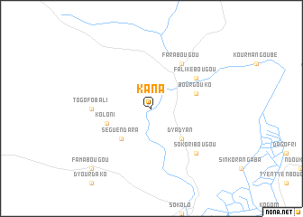 map of Kana