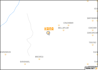 map of Kaná