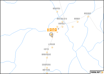 map of Kana