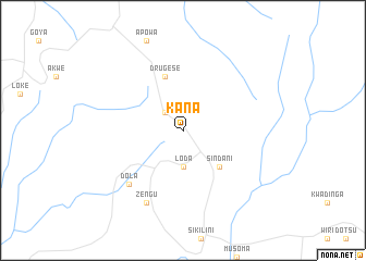 map of Kana