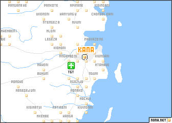 map of Kana