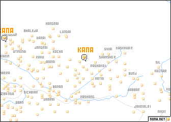 map of Kana