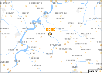 map of Kana