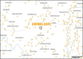 map of Kanbalgo-ri