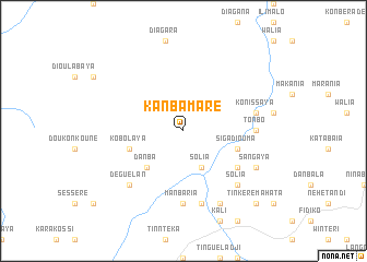 map of Kanbamaré