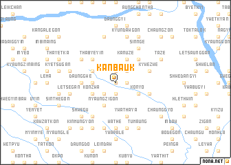 map of Kanbauk