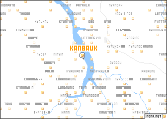 map of Kanbauk