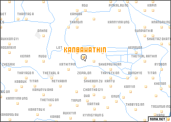 map of Kanbaw-athin