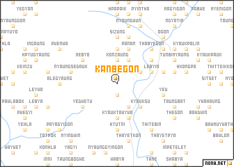 map of Kanbegon